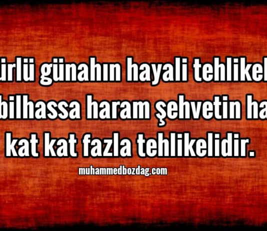 Bana haram olan bir şehveti düşünmekten nasıl kurtulabilirim?