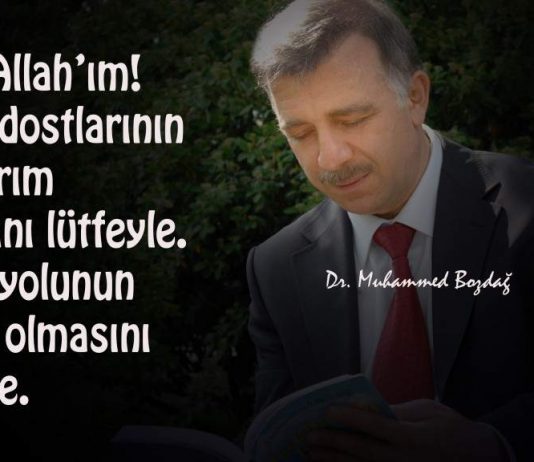 Dr. Bozdağ’dan güzel sözler… Muhammed Bozdağ