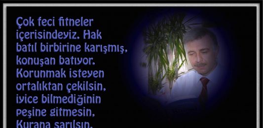 Feci fitneler yaklaşıyor… Muhammed Bozdağ Duası