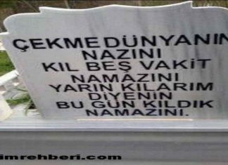 Muhammed Bozdağ bir köy mezarlığında ölümü tefekkür ediyor.