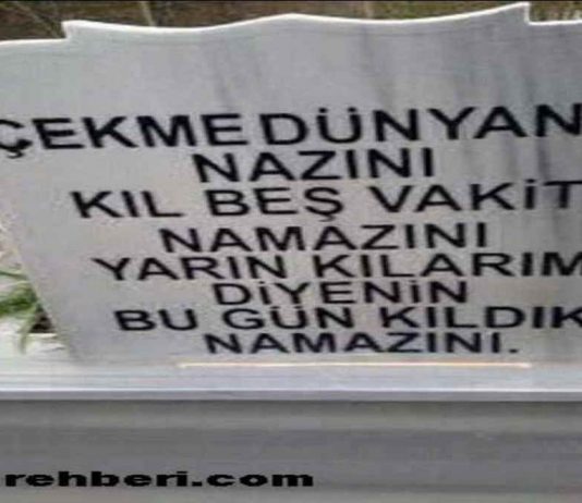 Muhammed Bozdağ bir köy mezarlığında ölümü tefekkür ediyor.
