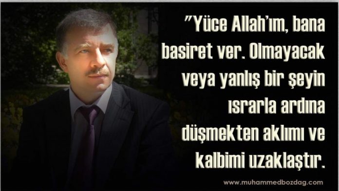 Muhammed Bozdağ'dan dualar