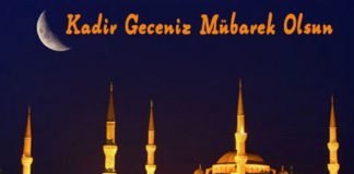 Kadir gecenizi kutluyoruz!