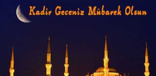 Kadir gecenizi kutluyoruz!